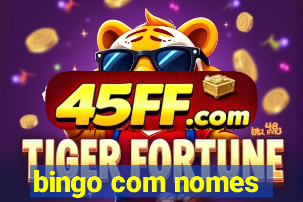 bingo com nomes